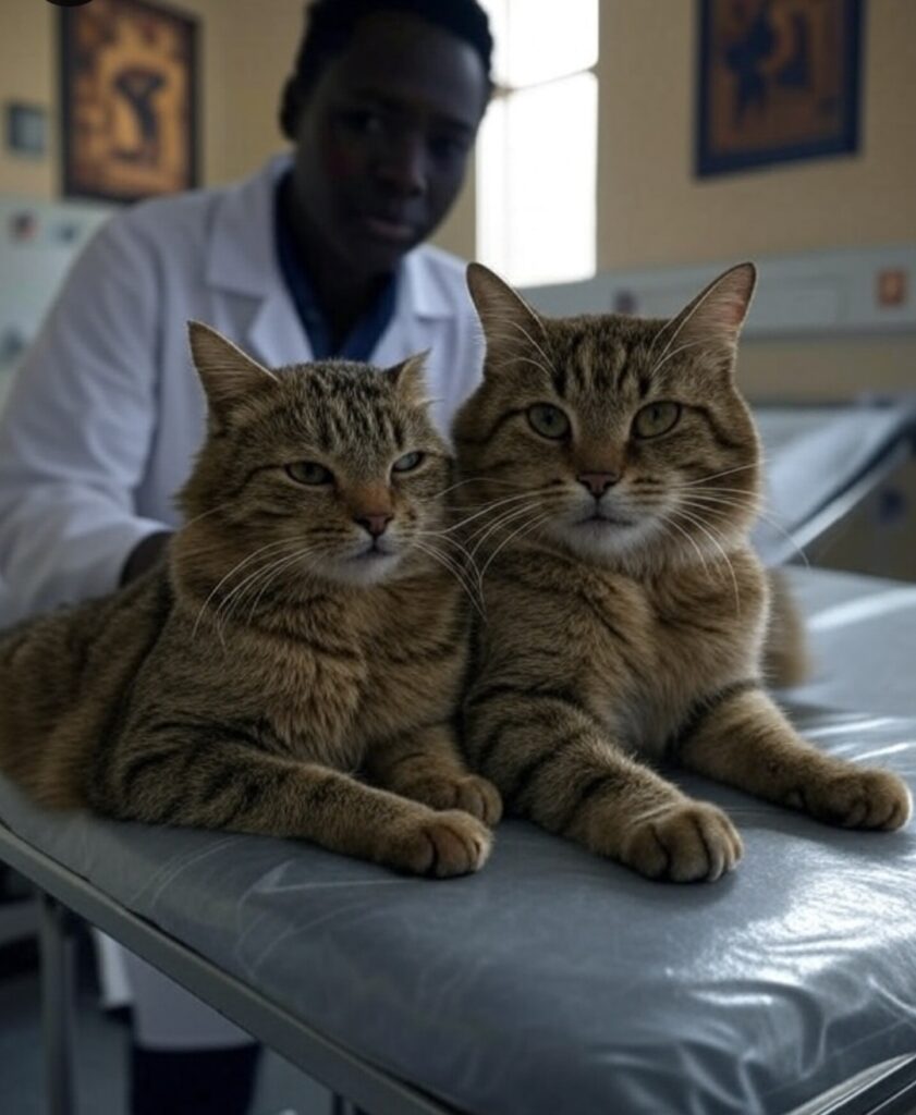 Best pet clinic in Kampala for overnight hospitalization with Sick kitten receiving hospital care in Uganda at Superior Animal Clinic