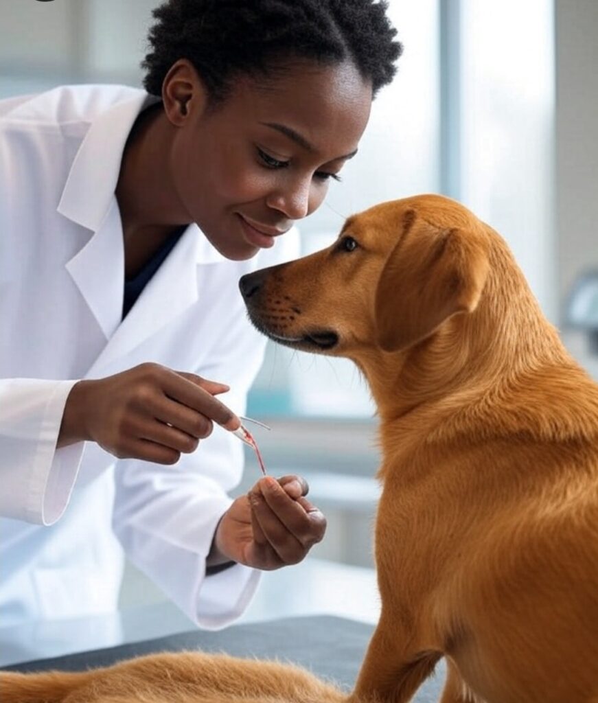 emergency blood test for dog Kampala