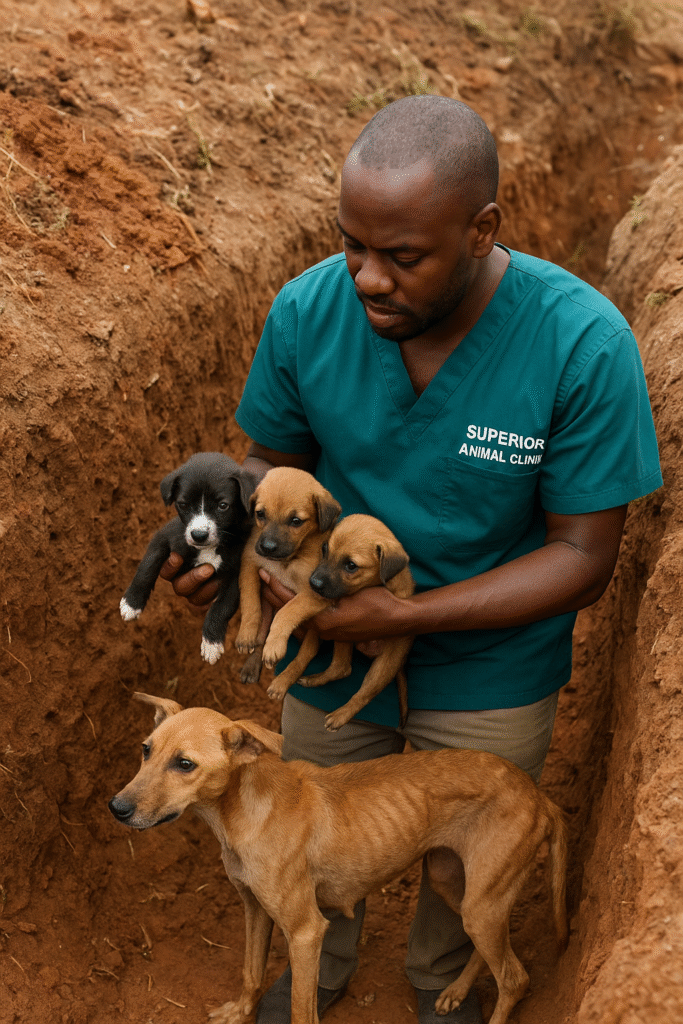 Dog rescue and adoption services at Superior Animal Clinic in Munyonyo Kampala Uganda