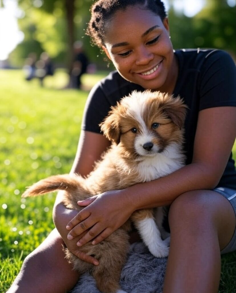 veterinarian training small breed puppies in Nsambya Kampala at Superior Animal Clinic