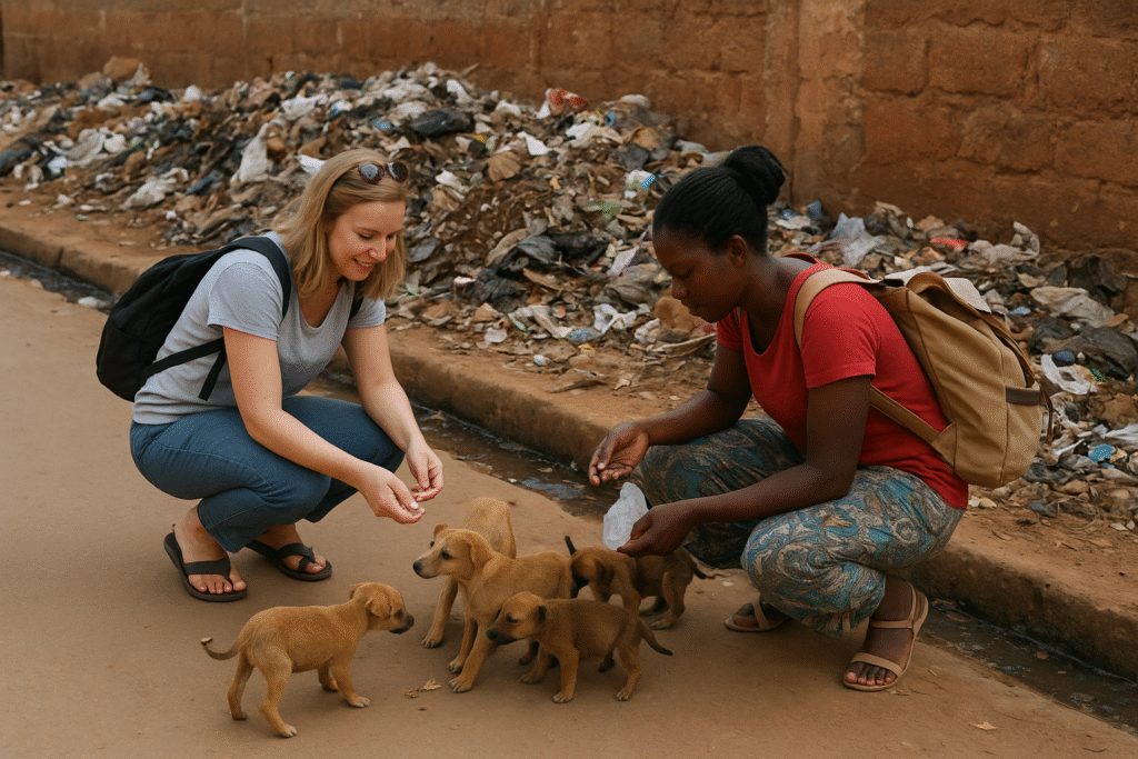 Stray dog adoption in Kampala Uganda supported by Superior Animal Clinic