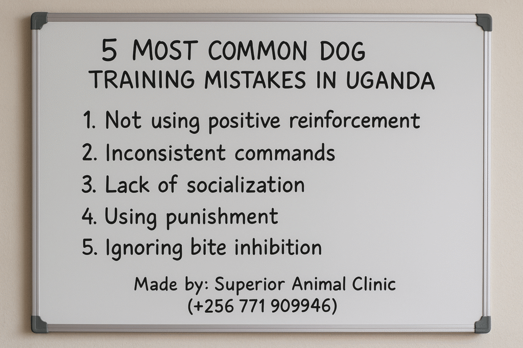 10 Dog Training Mistakes Dog Owners in Kampala Make — And How to Fix ...
