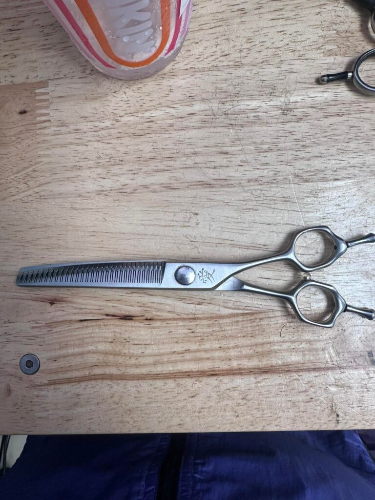 Dog grooming scissors at Superior Animal Clinic