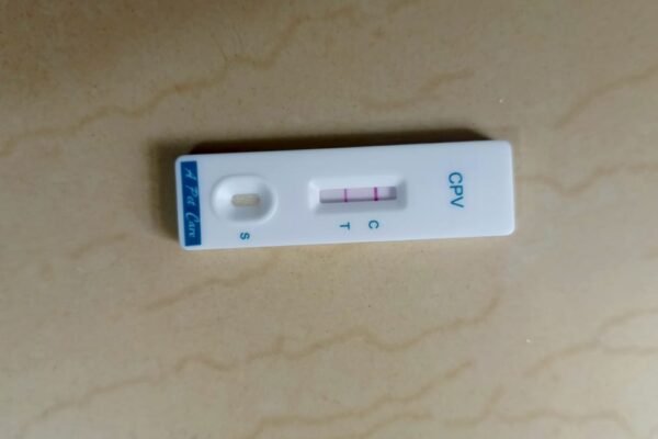 Positive parvo test kit